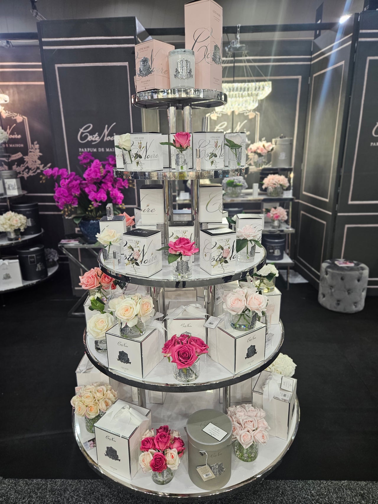 Round Display Table