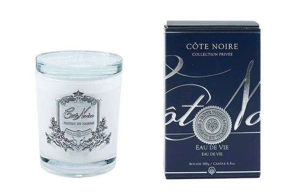 Soy Blend Candle - 185g - Silver - Eau De Vie - CGS18505 (Carton of 6)