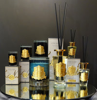 Soy Blend Candle - 2.5kg - Navy & Gold - Pink Champagne - LCG018 (Carton of 1)