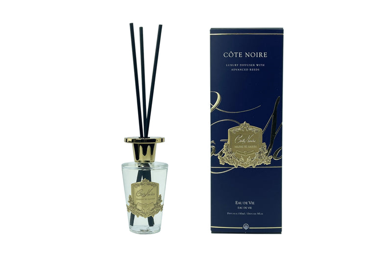 Diffuser Set - 150ml - Gold - Eau De Vie - GMDL15005 (Carton of 4)