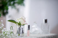 Rose Bud - Clear Glass - Pink Blush - GMR42 (Carton of 6)