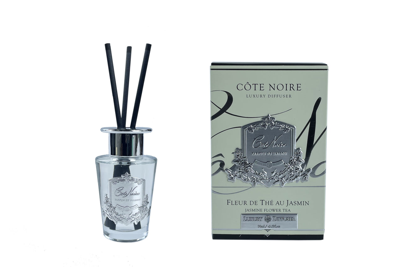 Diffuser Set - 100ml - Silver - Jasmine Flower Tea - GMSS15020 (Carton of 4)