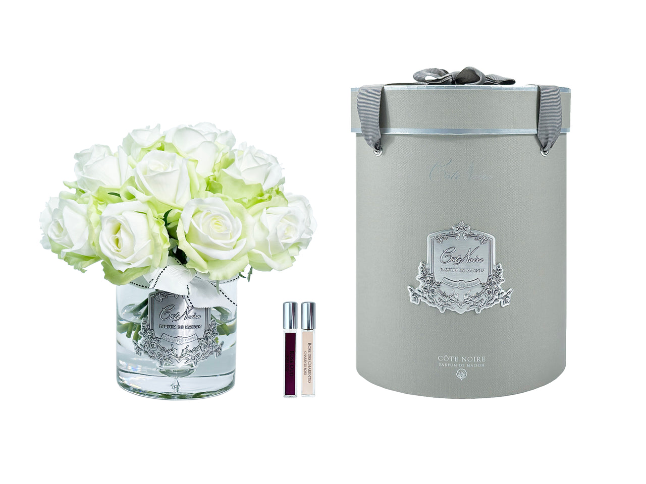 Grand Rose Bud Bouquet - Silver Badge - Green - LRB12 (Carton of 1)