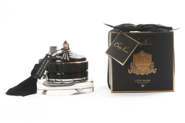 Art Deco Candle - Small - Black - Queen of the Night - GML45004 (Carton of 4)