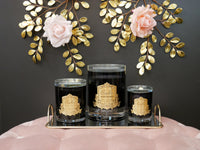 Soy Blend Candle - 2.5kg - Navy & Gold - Charente Rose - LCG054 (Carton of 1)