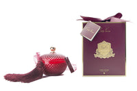Art Deco Candle - Round - Red - Rose Oud - GML30007 (Carton of 4)