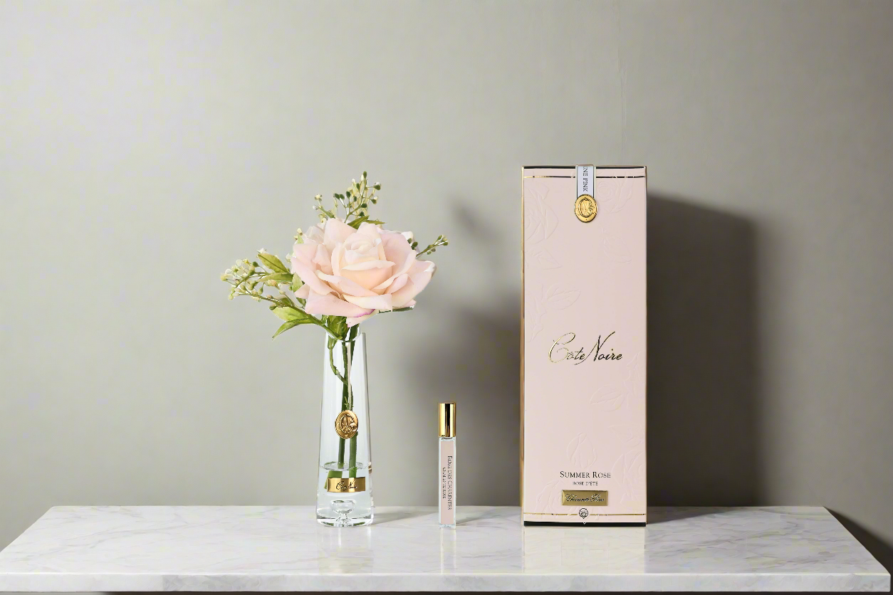 Summer Rose Champagne Pink - Gold Badge - SRG18 (carton of 4)