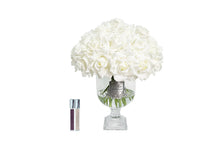Versailles French Rose Bouquet - Silver Badge - Ivory White - VRB01 (Carton of 1)