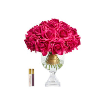 Versailles French Rose Bouquet - Gold Badge - Magenta - VRB07 (Carton of 1)