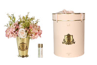 Grand Summer Posies Champagne Pink in Gold Goblet - GSG02 (carton of 1)