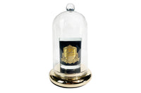 Glass Dome Cloche with Gold Base - DCSTG (Carton of 4)