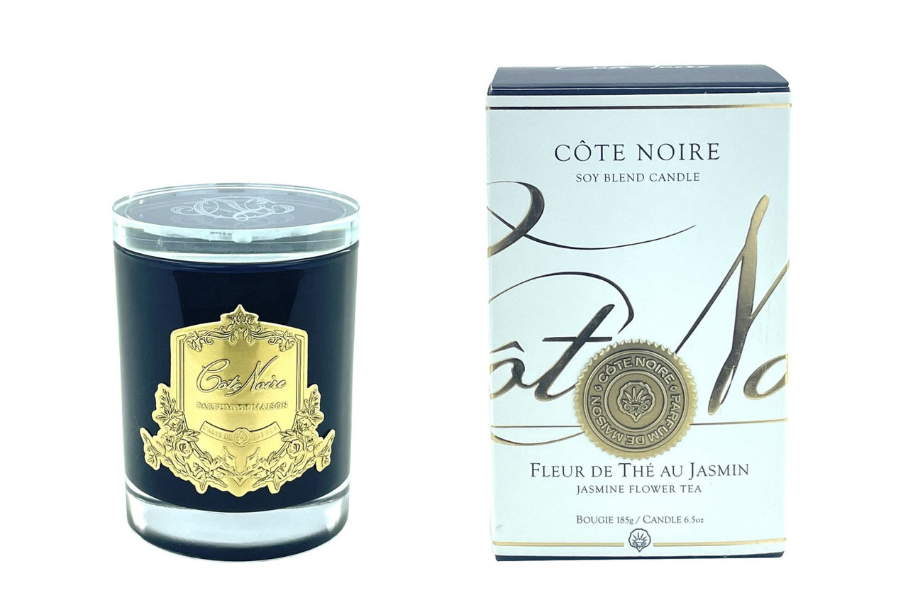 Soy Blend Candle - 185g - Gold - Jasmine Flower Tea  - CGG18520 (Carton of 6)