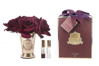 Seven Rose Bouquet - Carmine Red - Gold & Red Box - SMC04 (Carton of 2)