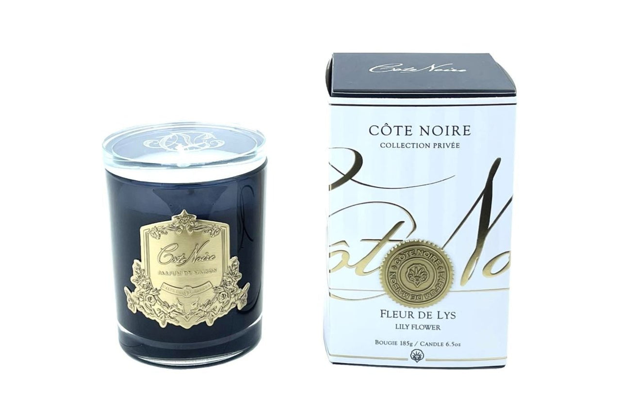 Soy Blend Candle - 185g - Gold - Lily Flower - CGG18556 (Carton of 6)