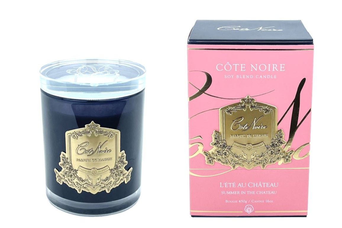 Soy Blend Candle - 450g - Gold - Summer in the Chateau - CGG45052 (Carton of 4)