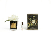 Single Rose - Black Glass - Ivory White - GMRB01 (Carton of 4)